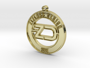 ZD in 18K Yellow Gold
