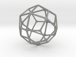 Deltoidal Icositetrahedron in Gray PA12: Medium