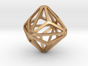 Triakis Octahedron in Natural Bronze: Small
