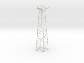 Light Tower  in White Natural Versatile Plastic