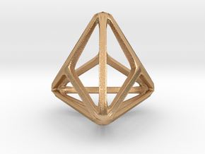 Triakis Tetrahedron in Natural Bronze: Small