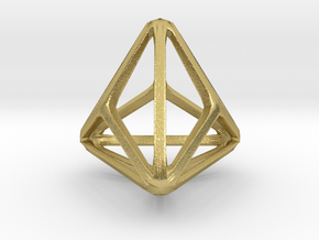 Triakis Tetrahedron in Natural Brass: Small