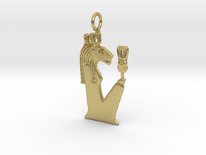 Wadjet-Bast in Natural Brass