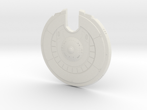 1400 Sentinel Saucer in White Natural Versatile Plastic