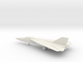 General Dynamics F-111A Aardvark (swept wings) in White Natural Versatile Plastic: 6mm