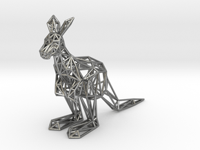 Red Kangaroo (male adult) in Natural Silver