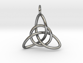 Celtic Knot in Polished Silver (Interlocking Parts)