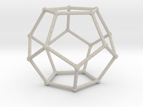 Thin Dodecahedron with spheres in Natural Sandstone