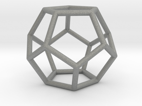 Bulky Dodecahedron in Gray PA12