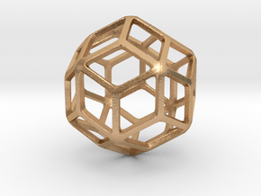 Rhombic Triacontahedron in Natural Bronze: Small
