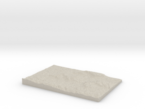 Model of Black Hill in Natural Sandstone