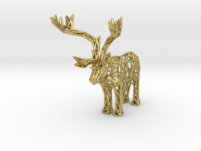 Caribou (adult male) in Natural Brass