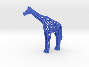 Masai Giraffe in Blue Processed Versatile Plastic