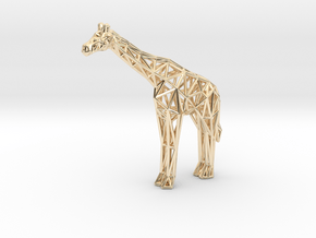 Masai Giraffe in 14k Gold Plated Brass