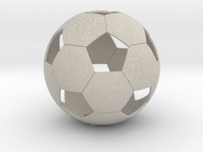 Soccer ball in Natural Sandstone