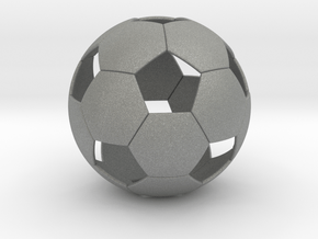 Soccer ball in Gray PA12