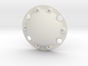 WPL Smooth Diff Cover in White Natural Versatile Plastic
