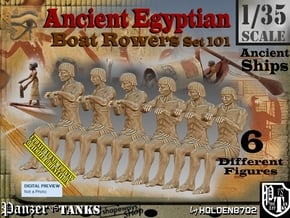 1/35 Ancient Egyptian Boat Rowers Set101 in Tan Fine Detail Plastic