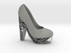 Right Triangle High Heel in Gray PA12