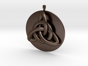 Celtic Knot in Polished Bronze Steel