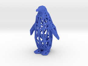 Emperor Penguin in Blue Processed Versatile Plastic