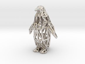 Emperor Penguin in Platinum