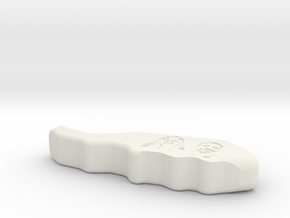 Massage Thumb Saver COLLECTOR'S EDITION in White Natural Versatile Plastic: Medium
