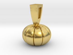 PUMPKIN in Polished Brass