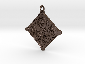 Triss Pendant in Polished Bronze Steel
