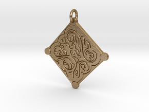 Triss Pendant in Polished Gold Steel