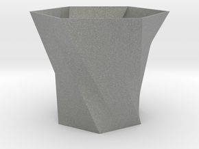 Simple vase in Gray PA12