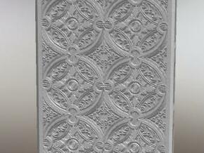 iPhone Bumper with Portuguese Tiles - "Azulejos Po in Tan Fine Detail Plastic