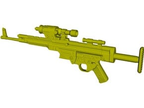 1/6 scale BlasTech A295 Star Wars V blaster x 1 in Tan Fine Detail Plastic