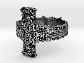 The Dark Lord\Lady Ring Size 8.75 in Antique Silver