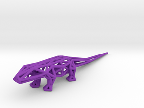 Lizard in Purple Processed Versatile Plastic