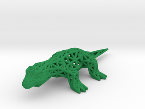 Nile Monitor (adult) in Green Processed Versatile Plastic