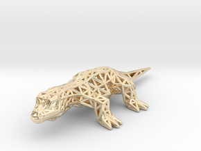 Nile Monitor (adult) in 14K Yellow Gold