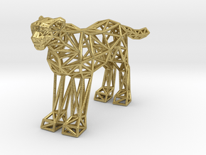 Cheetah (adult) in Natural Brass