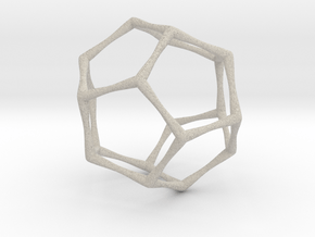 Dodecahedron - Small in Natural Sandstone