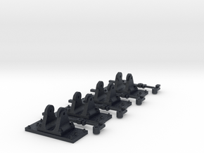 Switch stand, 4x in Black PA12: 1:45