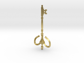 Illusion key in Natural Brass