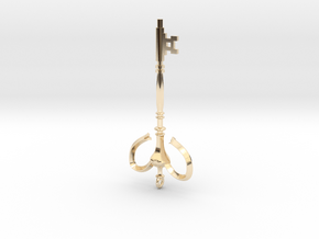 Illusion key in 14K Yellow Gold