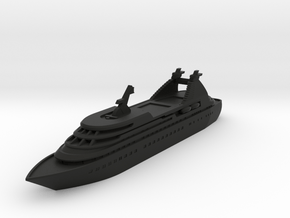 Miniature Seabourn Legend Ship (Star Legend) -10cm in Black Premium Versatile Plastic