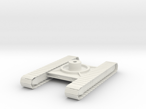 1/50th P&H Crane tracked Crawler undercarriage in White Natural Versatile Plastic