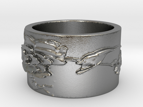 Hummingbird v2 Ring  in Natural Silver: 4 / 46.5