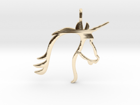 Unicorn in 14K Yellow Gold