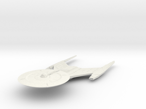 Federation USS Discovery V4  3" long in White Natural Versatile Plastic