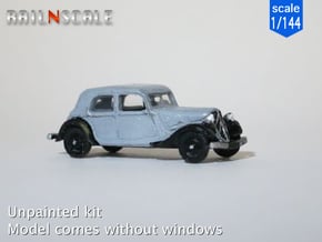 Citroën 7CV Traction Avant (1/144) in Smooth Fine Detail Plastic