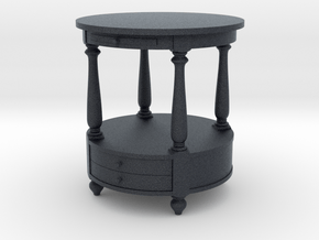 Miniature Stanley Side Table - Gramercy Home in Black PA12: 1:12