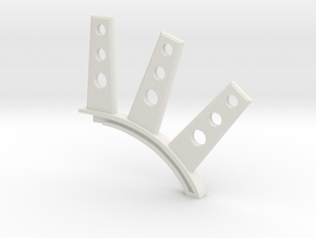 Weather Control Spine in White Natural Versatile Plastic